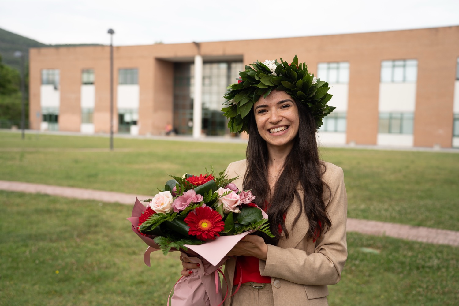 Outdoor flower arrangement