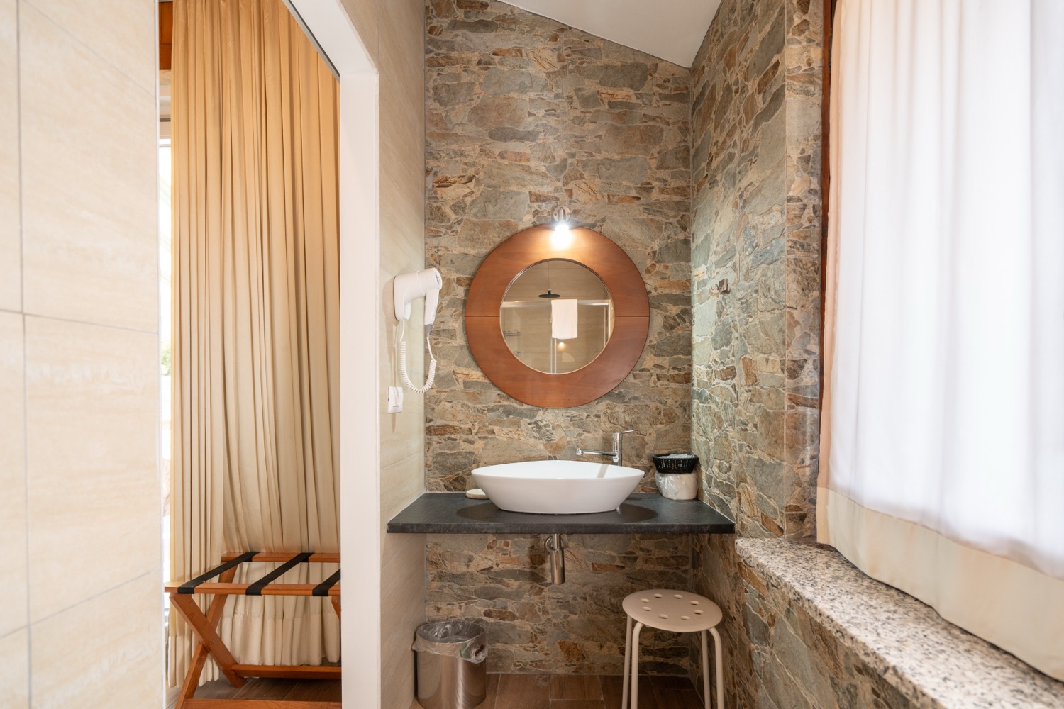 Toilet with wood seat